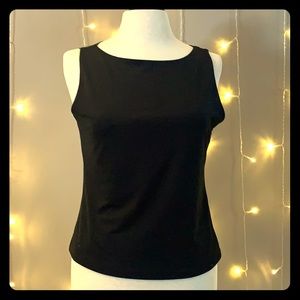 Black professional tank top.